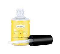 Foil Glue Gel For Foil Stickers Starry Sky Glue For Foil Sticker Nail Transfer Tips Décorations Adhésif Blanc 15ML Manucure (yellow, One Size)