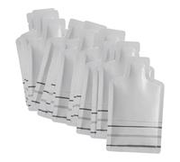 Foil Sample Pouches - Heat Seal Bottle Shape Shampoo Dispenser Bags, Leak Proof Refillable Liquid Cosmetic Sachets, 100pcs Travel Size Shower Gel Perfume Storage Pouches | for Personal Care Sampling