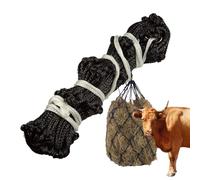 Foin d'alimentation lente avec petits trous en | Filet à foin annelé résistant et | Filet pour bétail qui améliore le contrôle de l'apport - Accessoires pour fermes D