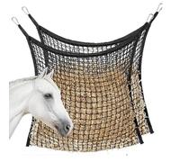 Foin pour chevaux - Alimentation de grande capacité 3 x 2,7 pieds Réseau d'alimentation à consommation lente pour chevaux, moutons, bétail, écuries, promenades à cheval, transport, ferme
