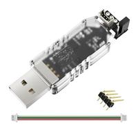 FOINNEX Adaptateur USB vers TTL UART, convertisseur série avec prise en charge CH340E 5 V 3,3 V TTL, isolation galvanique pour ESP32 Arduino Raspberry Pi STM32, protège PC et ordinateur portable