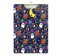 Foiosoh Porte-bloc étanche sur le thème d'Halloween pour enseignant infirmier, taille 22,9 x 30,5 cm