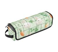 Foiosoh Sac de voyage pour outils de cheveux avec tapis de fer, étui de transport pour fer à friser plat, organiseur étanche pour fers plats, lisseurs, fers à friser, carottes, œufs aquarelle