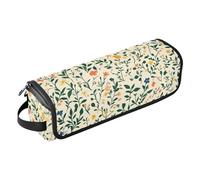 Foiosoh Sac de voyage pour outils de cheveux et tapis résistant à la chaleur avec fermeture éclair - Grand étui de voyage pour fer plat, outils chauds et accessoires de soins capillaires, petites