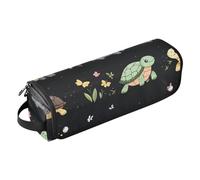 Foiosoh Sac de voyage pour outils de coiffure pour femme avec tapis de fer double couche pour fers plats, lisseurs, fers à friser, tortue noire
