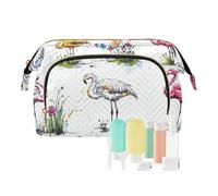 Foiosoh Singapura Sac de voyage pour femme Motif chat Blanc, Flamant rose élégant blanc, 1 size, Dessin animé