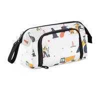 Foiosoh Trousse à crayons de grande capacité légère et extra large pour homme, université, chantier, voiture
