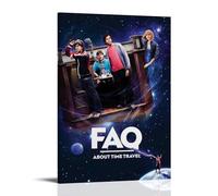 Foire aux questions sur les voyages dans le temps - Affiches sur toile de films et séries télévisées classiques - Décoration murale - Peintures à suspendre pour chambre à coucher - 60 x 90 cm - Style