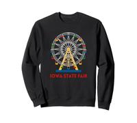 Foire de l'État de l'Iowa Foire du comté de Ferris Wheel Sweatshirt