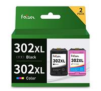 Foiset Remanufactured Cartouches d'encre Remplacement pour HP302 302XL pour Deskjet 3630 2130 3630 3634 Envy 4520 4521 4524 4527 Officejet 3831 3830 3833 3835 4650 5232 5220 5230