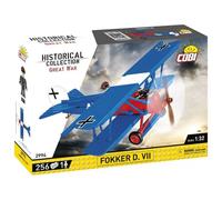 Maquette de construction - COBI - Fokker D. VII - 256 éléments - Bleu - 1:32