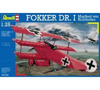 Fokker DR.I Baron Rouge Von Richtofen Kit Plastique 1:28 Modèle REVELL