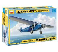 Fokker F / VII Trimotor (RR) " Southern Cross " Plastique Kit 1:72 Model Zvezda