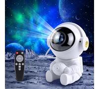 Fokky Astronaute Projecteur, Projecteur Ciel Etoile, Projecteur Galaxie avec minuterie et télécommande,Projecteur Etoile LED avec 9 modes nébuleuse 2 modes étoiles, rotation à 360° vitesse réglable