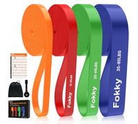 Fokky Bande Elastique Musculation, Élastique Musculation avec Ancrage de Porte, Poster d'exercice & Sac de Transport, Elastique Sport pour Tractions, Pilates,Yoga, Entraînement de Force, Homme & Femme