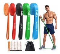 Fokky Elastique Musculation, Elastique Sport avec 5 Niveaux de Résistance