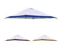 Fokocy Auvent de rechange de 33 x 33 m, auvent imperméable à un niveau avec revêtement argenté pour tente de camping Coleman (dessus uniquement, cadre non inclus)