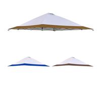 Fokocy Auvent de rechange de 33 x 33 m, auvent imperméable à un niveau avec revêtement argenté pour tente de camping Coleman (dessus uniquement, cadre non inclus)