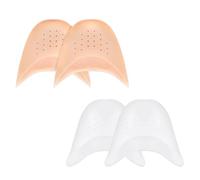 Fokroin 2 Paires Protections D'orteils, Protege Orteil Silicone, Doux Protecteur en pour Pointe des Pieds, Casquettes de Pointe de Ballet, pour Pointes des Pieds Chaussures de Danse Ballet Pointu