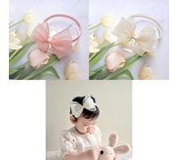 Fokroin 2 Pièces Bébé Fille Bandeau, Ban-deaux Pour Bé-bé, Bande-aux B-ebe Fil-le Arc élastiques, Band-eaux Accessoire Cheveux Beb-e Fi-lle, pour Tout-Petits