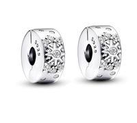 Fokroin 2 Pièces Charms Femme, Charme Pearl en argent sterling 925, Bracelet, Collier, pour Bracelet et Collier Pandor, Breloque Pendentif Perles Bijoux Cadeaux Anniversaire Mères Sœur