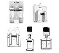 Fokroin 5 Pièces Pieds-de-Biche à Fermeture Éclair pour Machine à Coudre, Pieds de Biche, Pied Presseur à Fermeture Invisible, Compatible avec Brother Singer Janome Machine à Coudre Ménagère