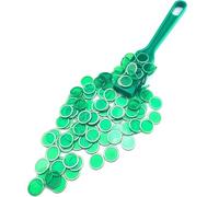 Fokroin Kit de Bingo Magnétique, 1 Bâton Magnétique + 100 Jetons Loto, Jetons Magnétiques avec Stick, Jeu De Loterie, Jeux de Société, Jeu Éducatif pour Enfants et Accessoire Pratique (Vert)