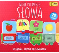 FOKSAL Livre et puzzle Mes premiers mots 20 pièces 98589