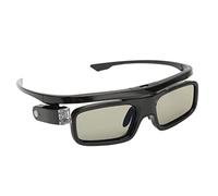 Folanda Lunettes 3D DLP, Lunettes à obturateur Actif Rechargeables USB 144 Hz pour Tous Les projecteurs 3D DLP Link, Prise en Charge des Lunettes 3D One Touch Commutation œil Gauche et œil Droit