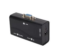 Folanda Répartiteur VGA 1 en 2 Duplication D'écran, 250 MHz, Répartiteur Vidéo HD 1920x1440 1080P, Moniteur D'ordinateur VGA Splitter Double Moniteur, Commutateur Vidéo VGA Bidirectionnel