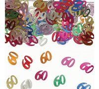 Folat 05317 Confettis de Table Motif Nombre 60 Multicolore, 1 x 14 g