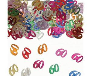 Folat 05317 Confettis de Table Motif Nombre 60 Multicolore