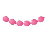 Folat 08457 Pink Balloon Garland-3 m, Multicolour