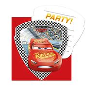 Folat 10115469 Cars 3 Invitations 6 pièces Multicolore
