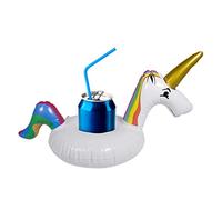 Mini Bouée Pour Boissons Licorne Blanche Taille Unique Doré