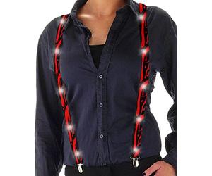 Folat 23768 Bretelles LED pour Le Sang Taille Unique