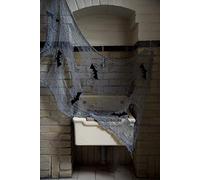 Folat 23787 Décoration Maille avec Chauve-souris - 150x75cm, Gris