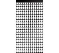 Folat 23872 Feuille de rideau de porte Chauves-souris noires BoOo-2 x 1 mètre fête, Hantée Halloween Decorations, Soirée à Thème: Squelette, Fantôme Citrouille, La Sorcière, Multicolore