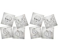 Folat 23890 Halloween Décoration - Serviettes - Creepy Curiosities - 33 x33 cm - 20 pièces (Lot de 2)