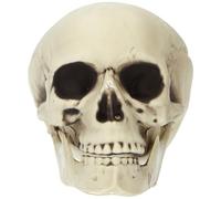 Folat 23916 Halloween Décoration - Décoration - Crâne - Halloween - 14 x 17 x 19 cm, Blanc