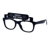 Folat 24078 Verres de fête-Tournez-vous vers le Nouvel An-Lunettes, soirée à thème, carnaval, Bleu