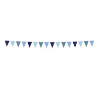 Folat 24318 papier bleu Bannière Drapeau Fanion-Bold Blue-6 mètres fête de mariage pour festival, carnaval, décoration d'anniversaire, baby shower garçons