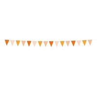 Folat 24330 papier couleur pêche jaune orange Bannière Drapeau Fanion-Pretty Peachy-6 mètres fête pour festival, carnaval, décoration d'anniversaire