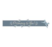 Folat 24990 Shower Garcon-Écharpe-Blooming Baby Boy-1,5 mètre-pour Révélation de Genre Decoration, Bleu