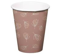 Folat 24996 Decoration Baby Shower Fille - Gobelets - Blooming Baby Girl - 250 ml - 8 pièces - pour Révélation de Genre Decoration