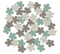 Folat 25019 Decoration Baby Shower - Confettis - Forme de la fleur - Blooming Baby Little One - 80 pièces - pour Révélation de Genre Decoration