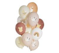 Folat Ballons en Latex Premium Ensemble-Sweet Baby 33cm-12 pièces-Pour Anniversaire, Fête prénatale, Naissance, 25157, Multicolore