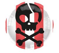 Ballon gonflable « Jolly Rgogger Pirates » - Décoration pour anniversaire d'enfant et fête - Taille : 45 cm - Pour l'hélium et l'air - Ballon pirate pour enfants