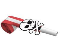 Folat 27478 Décoration anniversaire enfant-Sifflets de Fête 6 pièces-fille garçon pirate Party, Multicolore