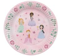 Folat- Teller-Pretty Princess-23 cm-8 Stück, 27486, Rose